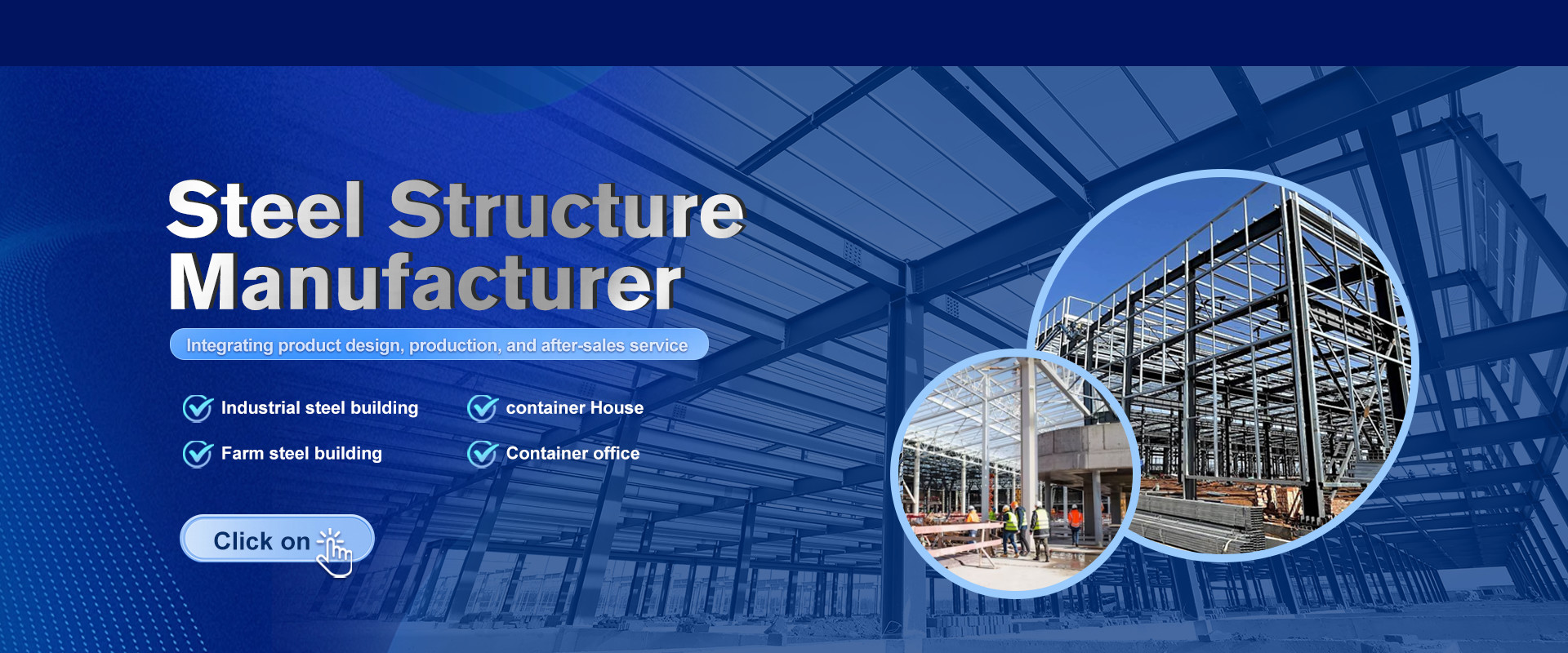 Qualité structure métallique de construction usine