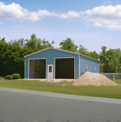 Contemporary Steel Structure Warehouse Commercial Steel Building Workshop Garage