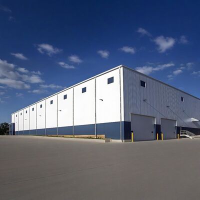 Prefabricated Steel Frame Workshop Buildings , Modern Steel Structure Plant