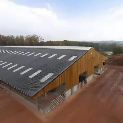 Temporary Prefabricated Steel Farm Storage Buildings Size Customized