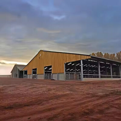 Temporary Prefabricated Steel Farm Storage Buildings Size Customized