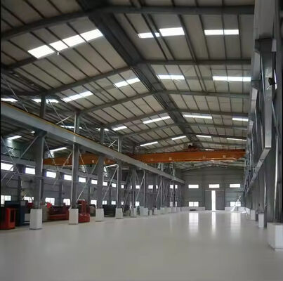 Large Span Steel Structure Workshop Lightweight Prefabricated Industrial Buildings