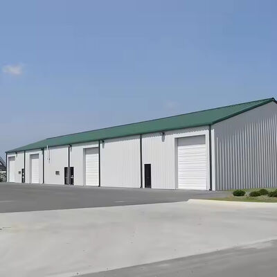 Lanjing Prefabricated Commercial Steel Buildings , Steel Frame Metal Buildings