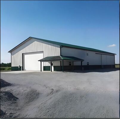Lanjing Prefabricated Commercial Steel Buildings , Steel Frame Metal Buildings