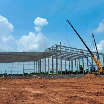 Lanjing Prefab Steel Structure Warehouse Fire Resistant Adaptable Steel Buildings