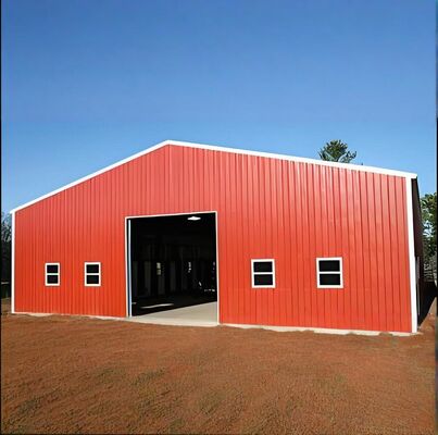 Industrial Prefab Metal Building Construction Q235 Q345 Steel Structure Factory Building
