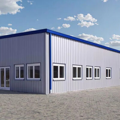 Industrial Metal Structure Warehouse Lightweight Steel Construction Warehouse