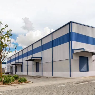 Strong Steel Structure Workshop Commercial Metal Building Construction Steel Structure