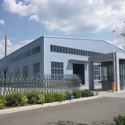 High Rigidity Steel Structure Workshop , Multi Storey Building Construction