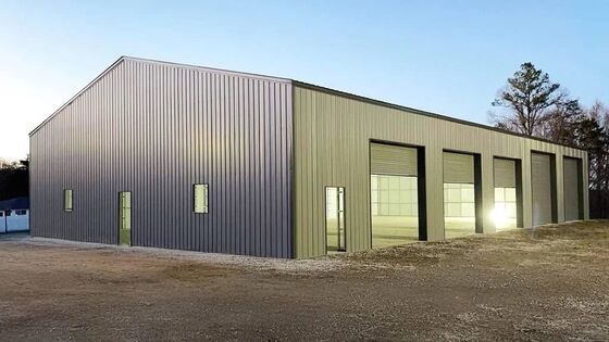 Customized Modern Prefabricated Steel Structure Building New Self-Storage Warehouse