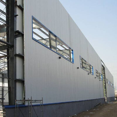 Q235B Q355B Steel Structure Warehouse Building Sandwich Panel Construction Materials