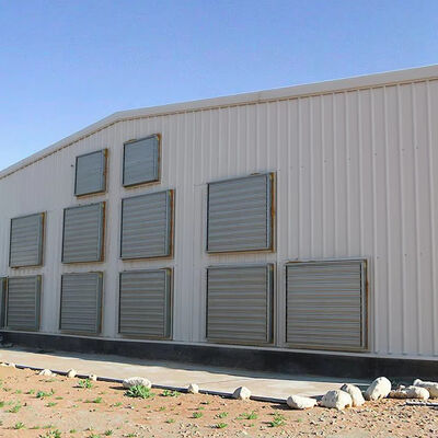 Modern Economical Steel Chicken Farm Customized Color Graphic Design