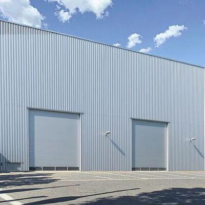 Lightweight Prefab Steel Warehouse Building , Prefab Steel Frame Commercial Building