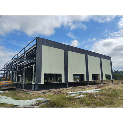 Customized Prefab Steel Structure Warehouse Box Type Frame ISO 9001 CE Standard