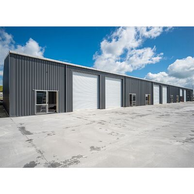 Custom Steel Structure Warehouse with Sliding Doors Q235/Q345