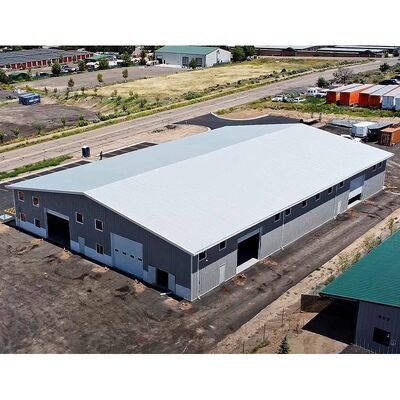 Customized Steel Structure Warehouse with Ball Blasting and Tekla Structures Xsteel V12.0.etc Design