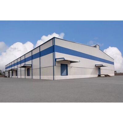 Industrial Light Steel Structure Workshop , Prefabricated Metal Buildings Workshop