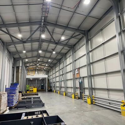 Hot Rolled Steel Grade Metal Structure Storage designed with AutoCAD Drawing Design