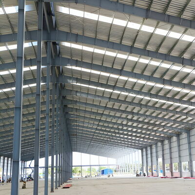 Q345 Steel Grade Industrial Steel Building with Optional Heat Insulation System