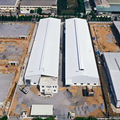 Q345 Steel Grade Industrial Steel Building with Optional Heat Insulation System
