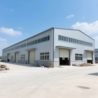 Q235B Q355B Steel Structure Cow Shed Economical Steel Frame Farm Buildings For Cow / Cattle Care