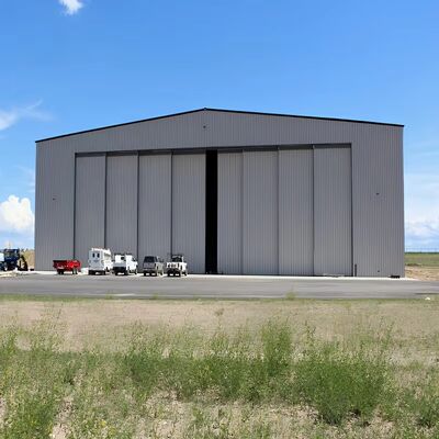 Modern Multi Functional Weather Resistant Steel Structure Hangar for Aircraft Parking & Maintenance