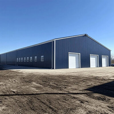 Fireproof Prefabricated Steel Structure Warehouse Made from High-Quality Steel for Industrial Use