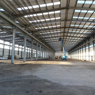 Fireproof Prefabricated Steel Structure Warehouse Made from High-Quality Steel for Industrial Use