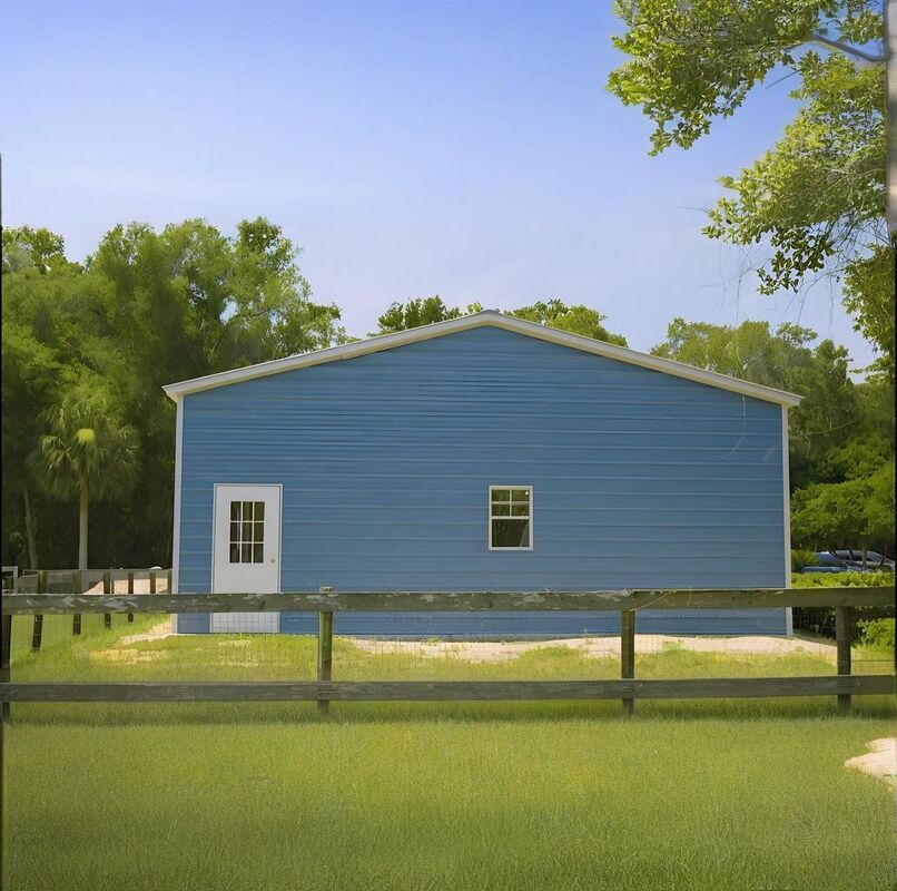 Contemporary Steel Structure Warehouse Commercial Steel Building Workshop Garage