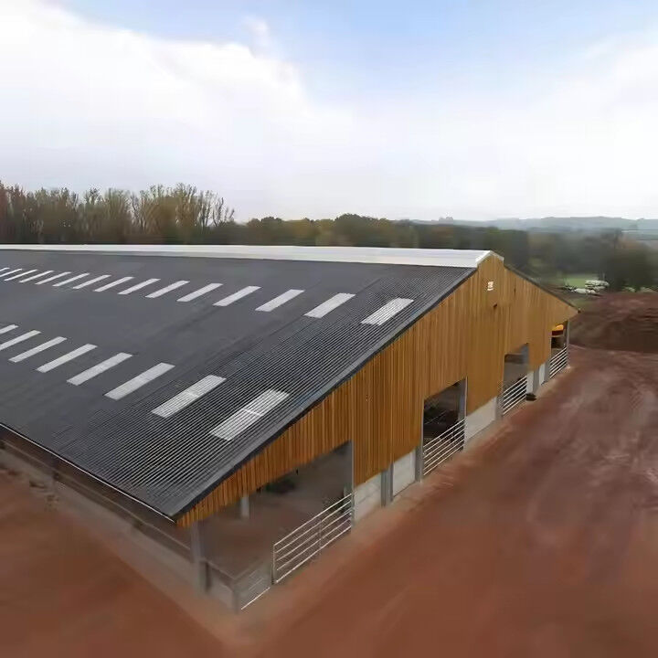 Temporary Prefabricated Steel Farm Storage Buildings Size Customized