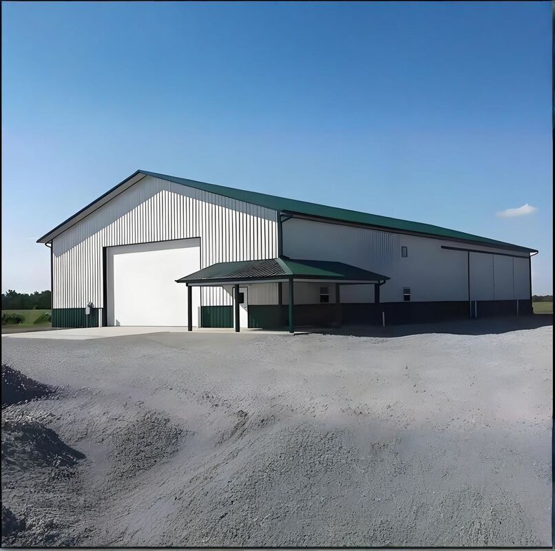 Lanjing Prefabricated Commercial Steel Buildings , Steel Frame Metal Buildings