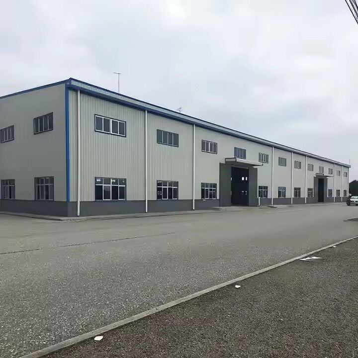 Prefabricated Multi Storey Building , Industrial Steel Frame Warehouse Construction