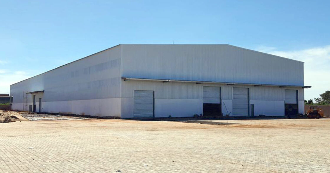 Customized Innovative Steel Buildings Workshop , Two Storey Steel Frame Building