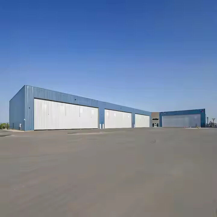 Industrial Prefab Steel Warehouse Building , Prefabricated Steel Structure Workshop