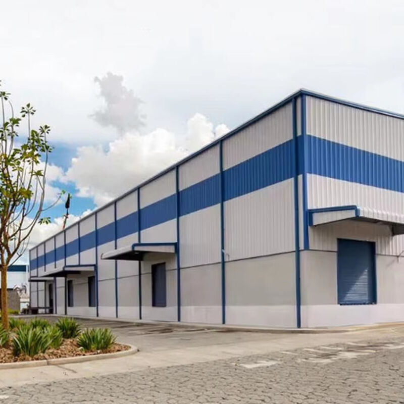 Strong Steel Structure Workshop Commercial Metal Building Construction Steel Structure