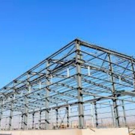 High Rigidity Steel Structure Workshop , Multi Storey Building Construction
