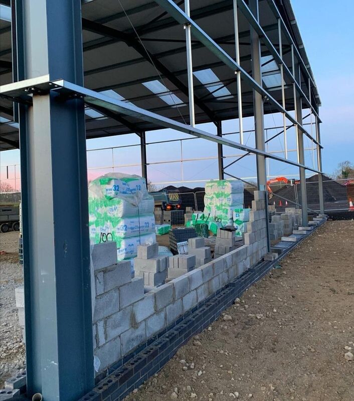 low cost prefabricated poultry sheep cow dairy farm goat house cowshed barn big storage building shed structure warehouse