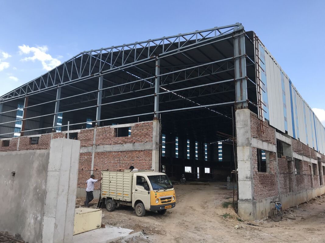 Industrial shed prefabricated building big steel structure warehouse metal factory building