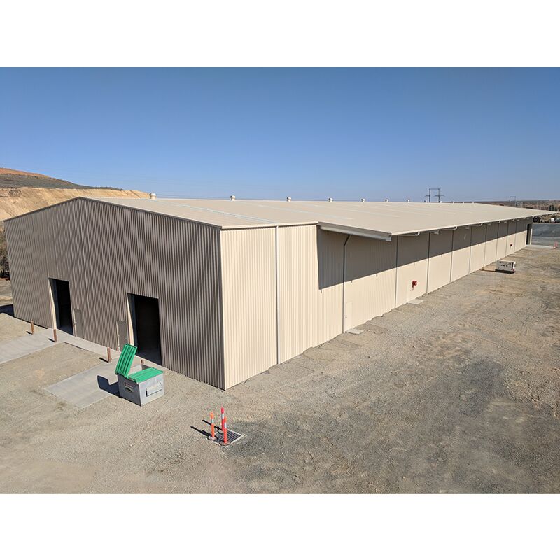 Custom Steel Structure Warehouse with Sliding Doors Q235/Q345