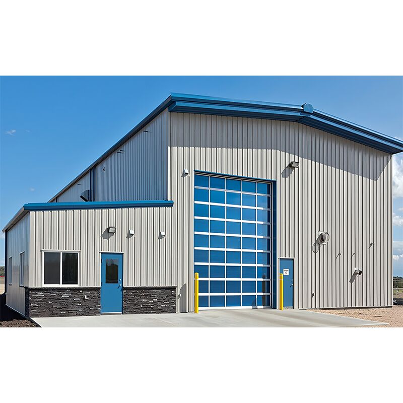 Large Span Steel Structure Workshop Lightweight Prefabricated Industrial Buildings