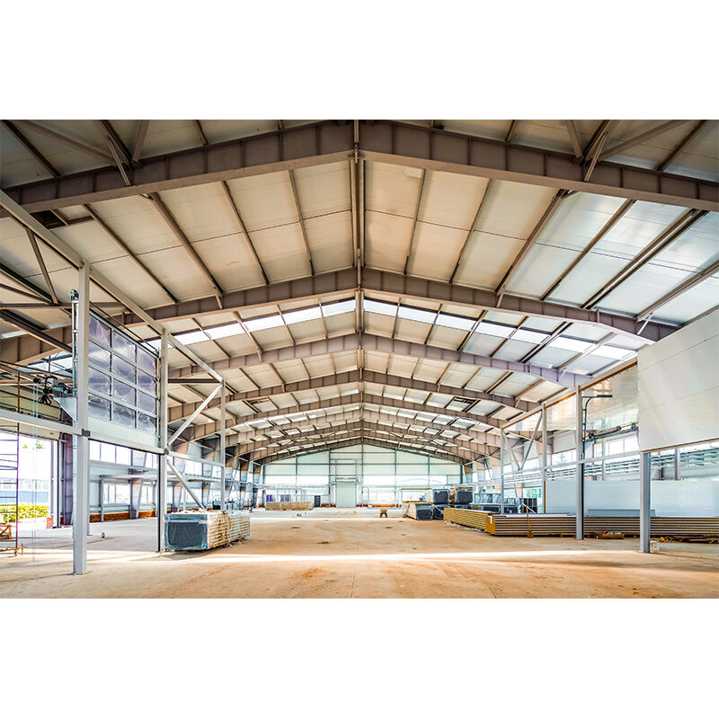 Q235/Q355 Light Steel Frame Metallic Steel Warehouse for Large-Scale Storage Need