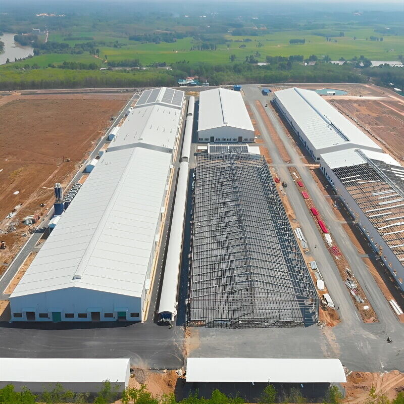 Erecting Steel Frame Building Customized Steel Structural Workshop