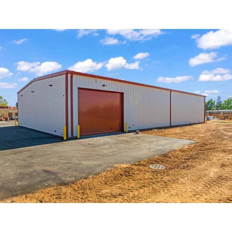 Strong Steel Structure Workshop Commercial Metal Building Construction Steel Structure