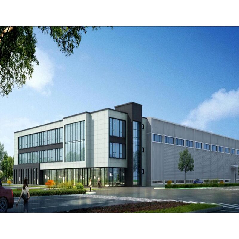 Prefabricated Steel Frame Buildings , Modern Steel Structure Prefab Workshop