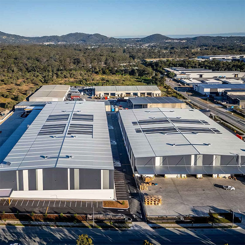 Modern Steel Structure Workshop with 50 Years Warranty Energy Efficient Design and Wind Load Resistance