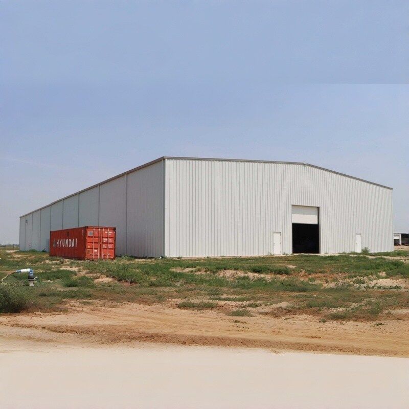 Prefabricated Steel Structure Warehouse with 50 Years Lifespan Customized Sizes and Sandwich Panels