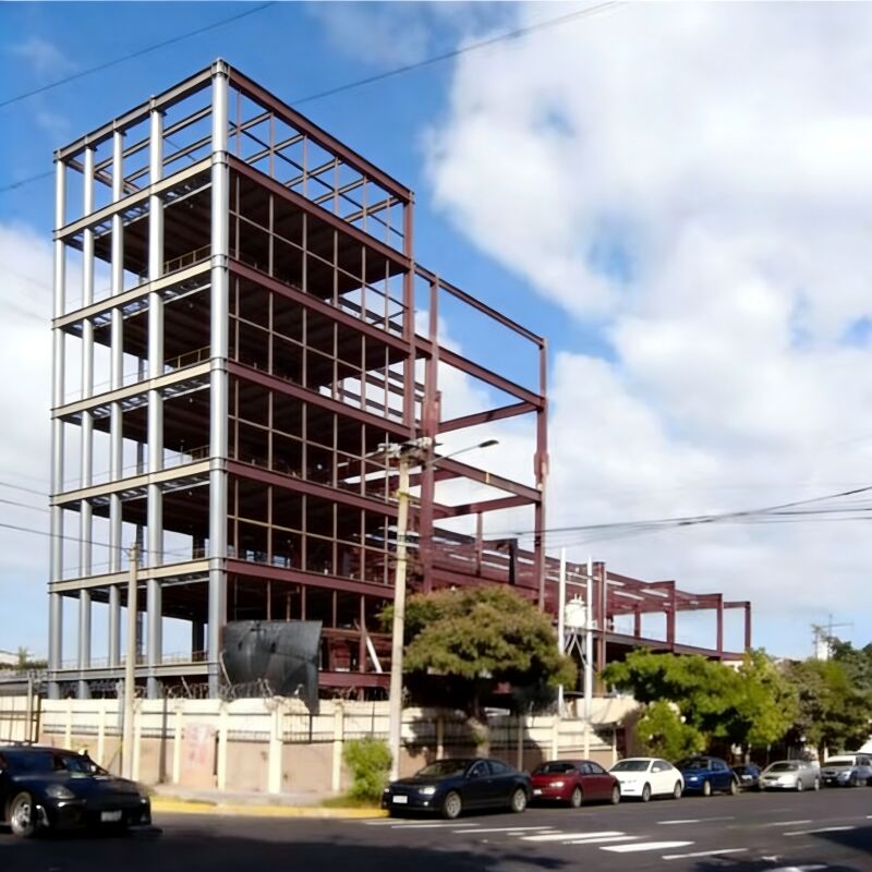 Multiple Building Structure Customized Multi-storey Steel Structure Building Prefabricated ...