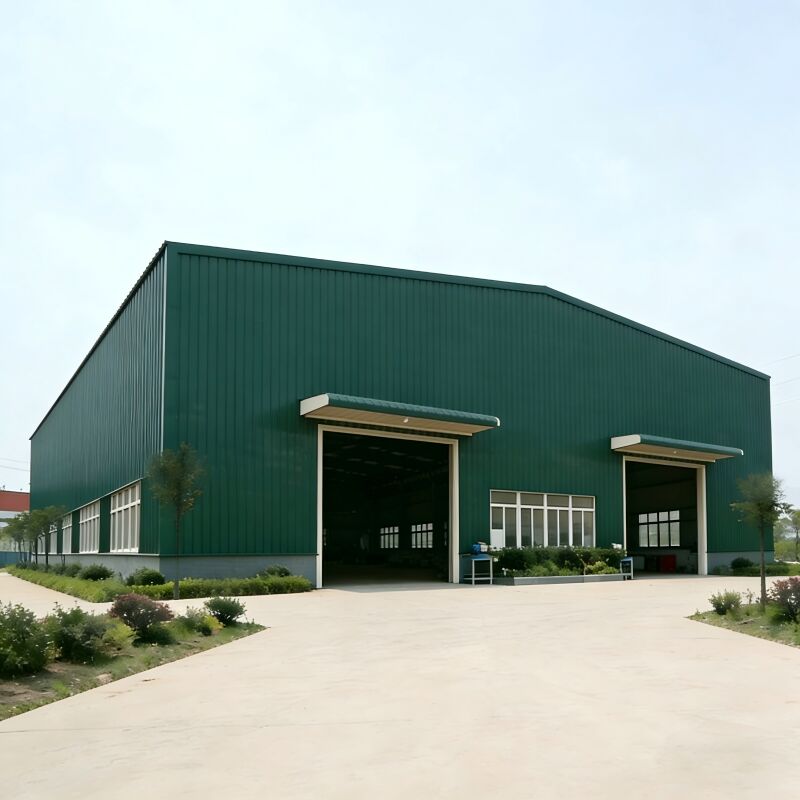 Warehouse Frame Color Prefab Steel Frame Warehouse Custom Size for Heavy Duty Goods Storage ...