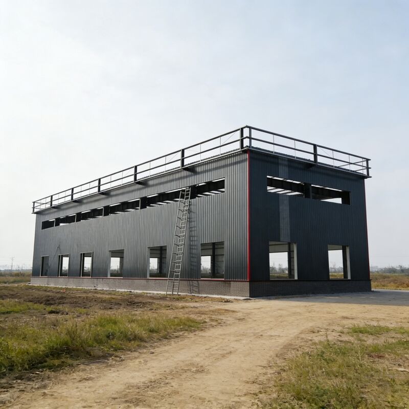 Raw Building Raw Material Storage Windproof Seismic Resistant Steel Structure ...