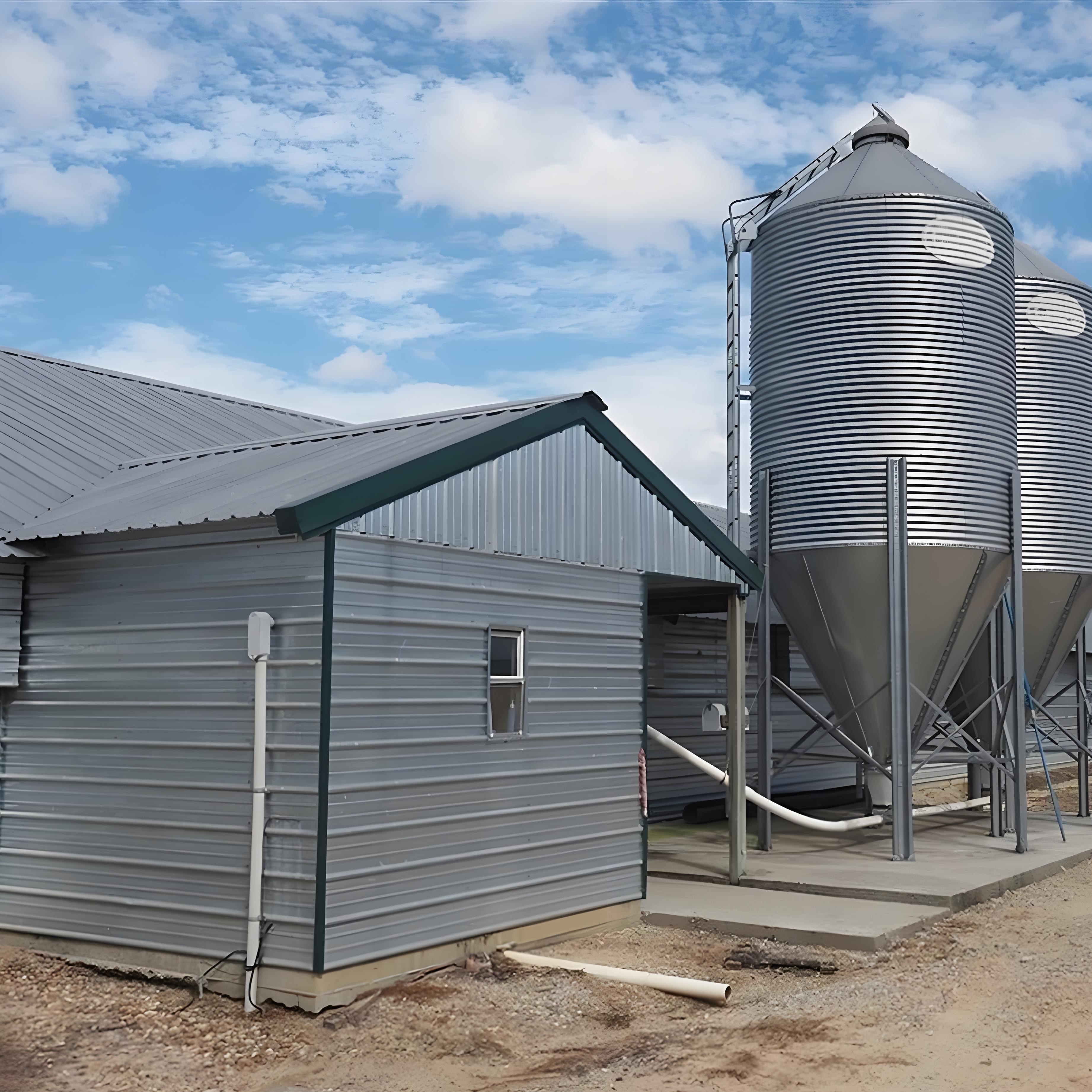 Light Steel Structure Shed Construction Customized Steel Broiler Poultry House